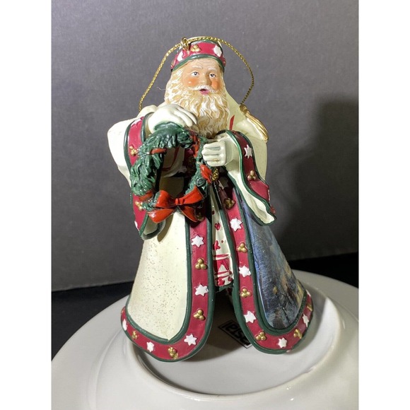 Ashton Drake Thomas Kinkade Old World Santa Ornament "Christmas Journey's End" - Picture 1 of 4